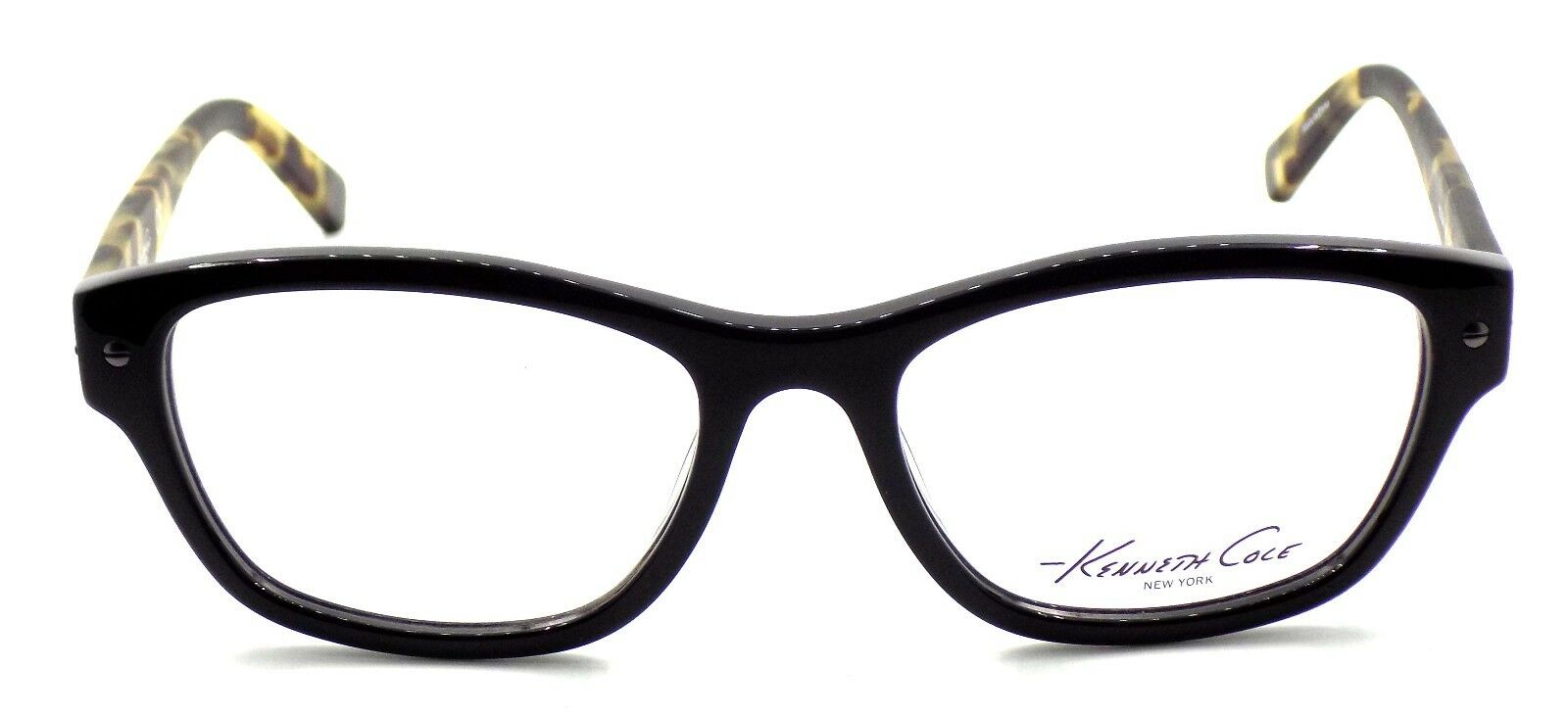 2-Kenneth Cole NY KC0244 001 Women's Eyeglasses 52-17-135 Shiny Black-664689815531-IKSpecs