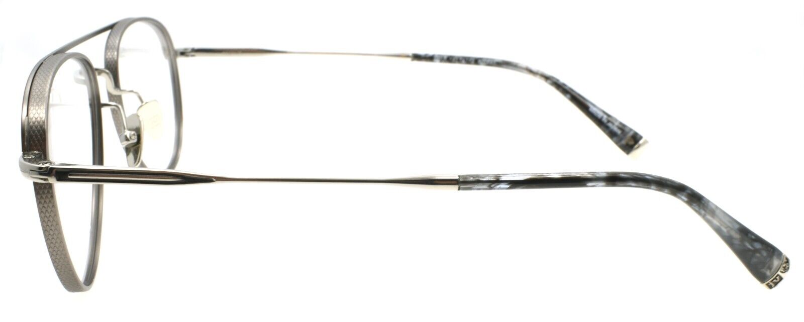 3-John Varvatos V175 Men's Eyeglasses Titanium 54-19-150 Gunmetal / Silver Japan-751286324020-IKSpecs