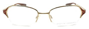 2-Barton Perreira Valera Women's Eyeglasses Frames 50-18-135 Gold / Rust Snake-672263039914-IKSpecs