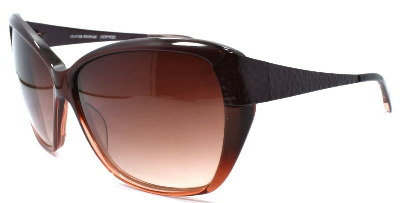 1-Oliver Peoples Skyla GARGR Women's Sunglasses Cat Eye Garnet / Brown Gradient-Does not apply-IKSpecs