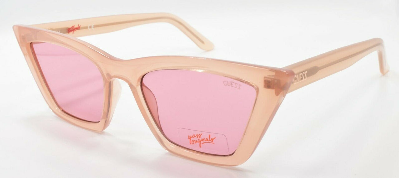 1-GUESS Originals GU8218 72S Women's Sunglasses Cat-eye 55-19-145 Pink / Bordeaux-889214084323-IKSpecs