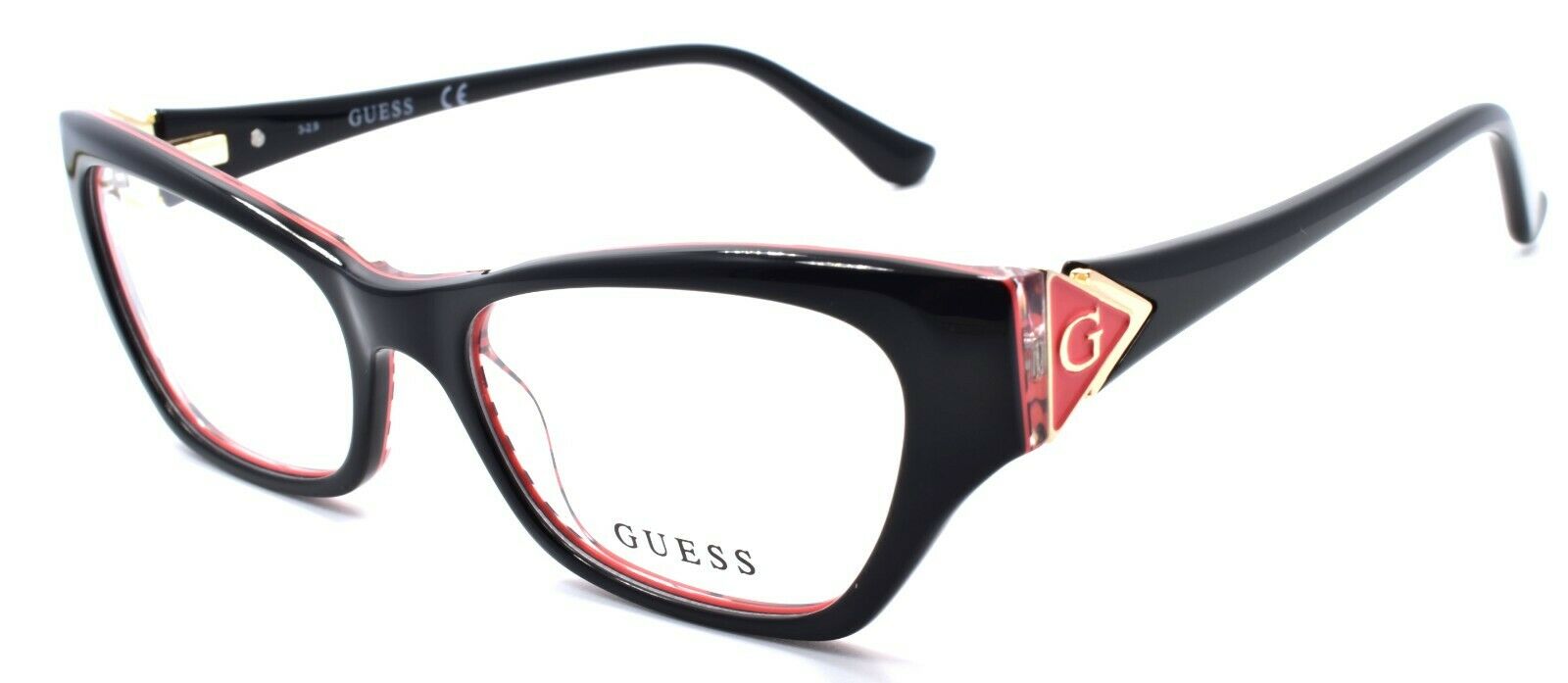 1-GUESS GU2747 005 Women's Eyeglasses Frames Cat-eye 51-16-140 Black-889214111326-IKSpecs