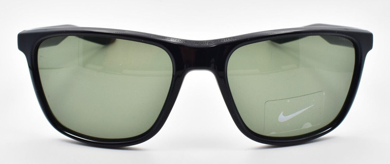 Nike Essential Endeavor EV1122 011 Sunglasses Black / Neptune Green Lens Italy