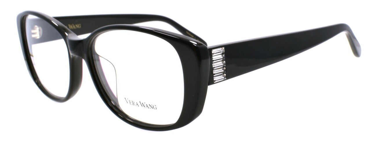 Vera Wang VA15 BK Women's Eyeglasses Frames 52-15-135 Black w/ Crystals