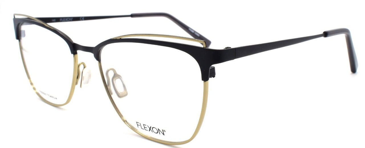 Flexon W3100 001 Women's Eyeglasses Frames Black 53-17-140 Flexible Titanium