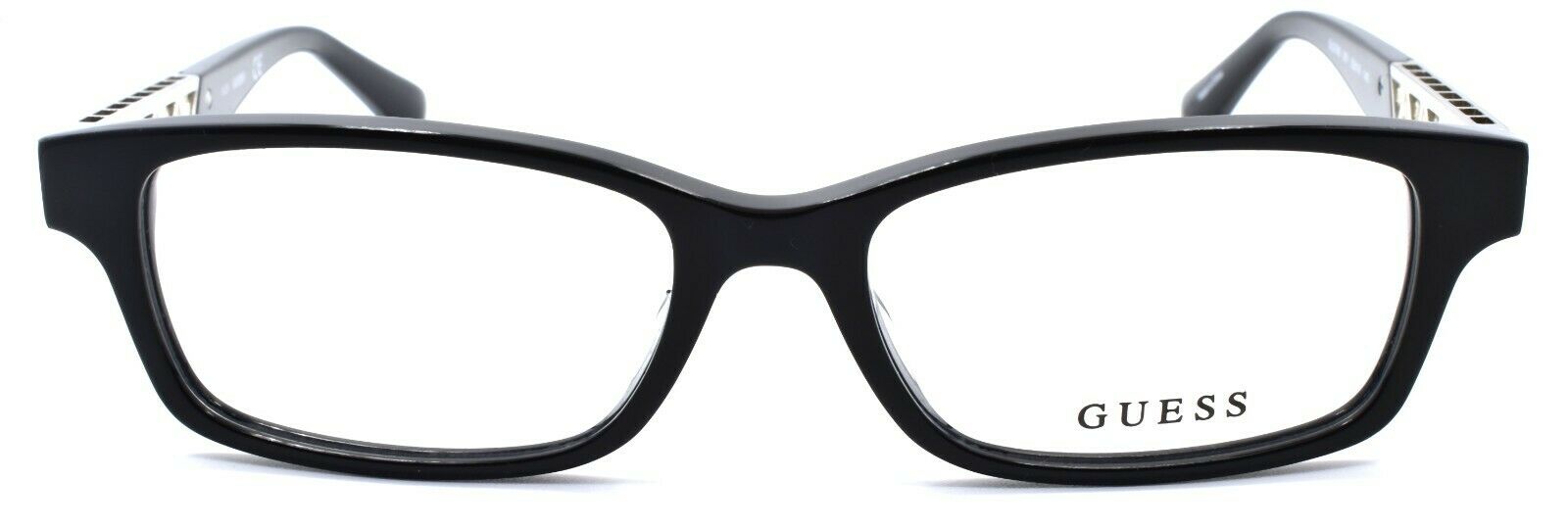 2-GUESS GU2785 001 Women's Eyeglasses Frames 54-16-140 Shiny Black-889214145826-IKSpecs