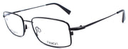 2-Flexon FLX 901 MAG 001 Men's Eyeglasses Black 52-18-140 + Clip On Sunglasses-750666972516-IKSpecs