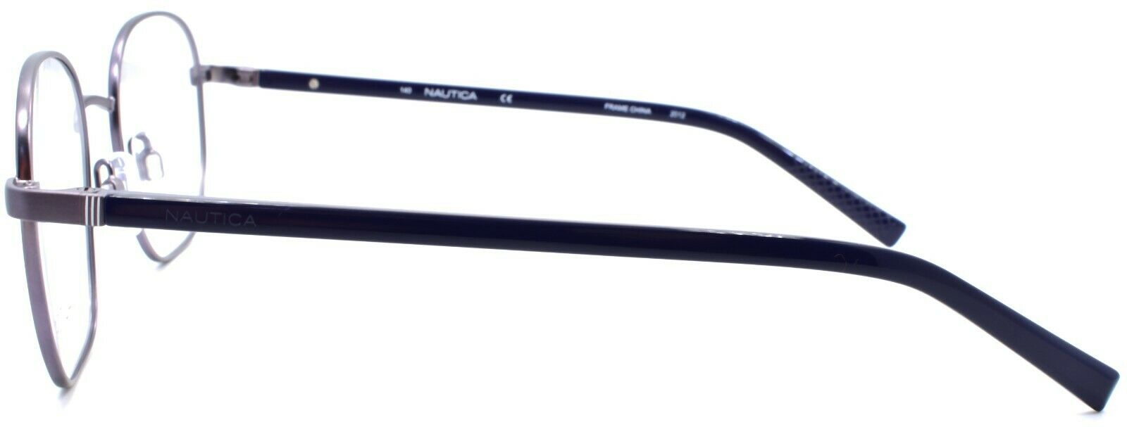 3-Nautica N7313 030 Men's Eyeglasses Frames 49-20-140 Matte Gunmetal-688940466201-IKSpecs