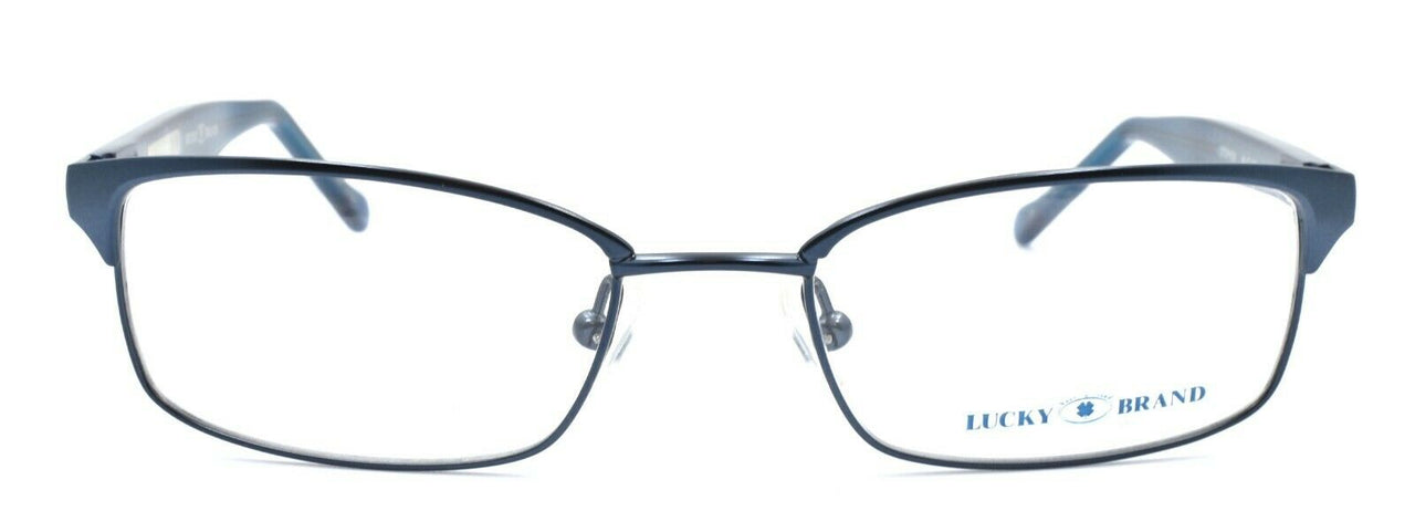 2-LUCKY BRAND Stephen Eyeglasses Frames SMALL 48-17-130 Blue + CASE-751286136364-IKSpecs