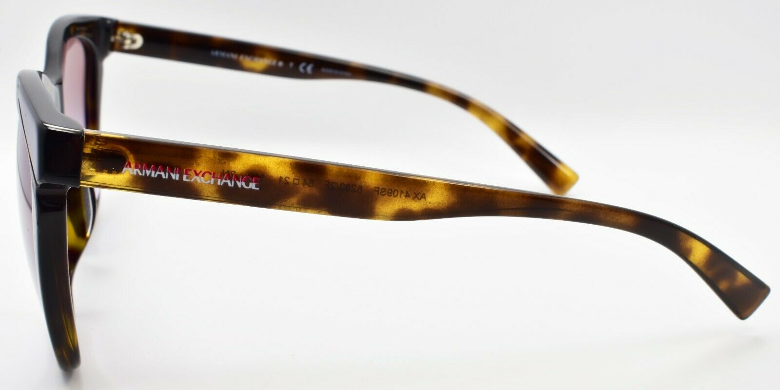 3-Armani Exchange AX4109SF 82832F Women's Sunglasses Havana / Violet Gradient-8056597426442-IKSpecs
