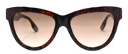 2-McQ Alexander McQueen MQ0043S 005 Women's Sunglasses Cat Eye Black & Red / Brown-889652032207-IKSpecs