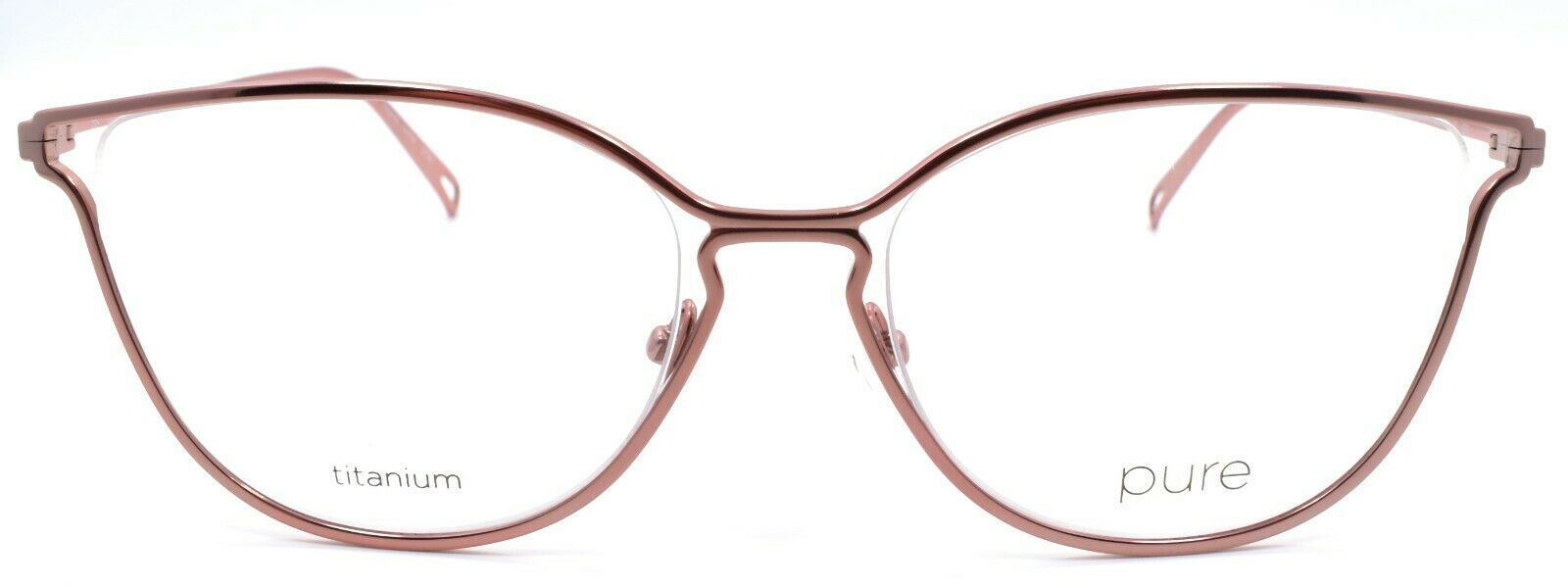 2-Airlock 5000 780 Women's Eyeglasses Frames Titanium 54-17-135 Rose Gold-886895459068-IKSpecs