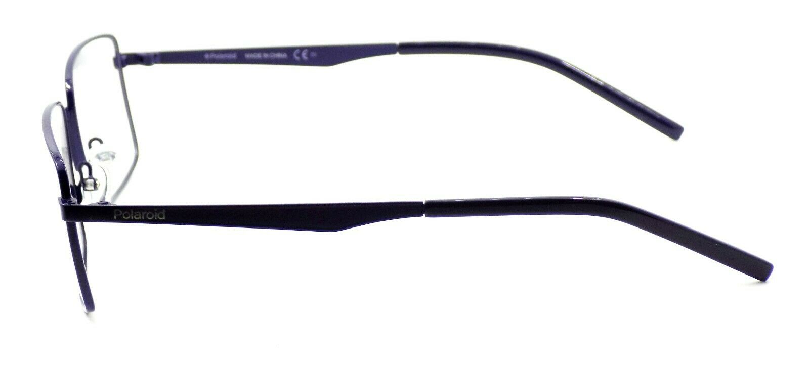 3-Polaroid PLD D322 PJP Men's Eyeglasses Frames Rectangle 55-16-145 Blue + CASE-762753879127-IKSpecs