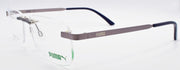 1-PUMA PE0117O 002 Men's Eyeglasses Frames Rimless 55-16-150 Dark Ruthenium-889652261287-IKSpecs