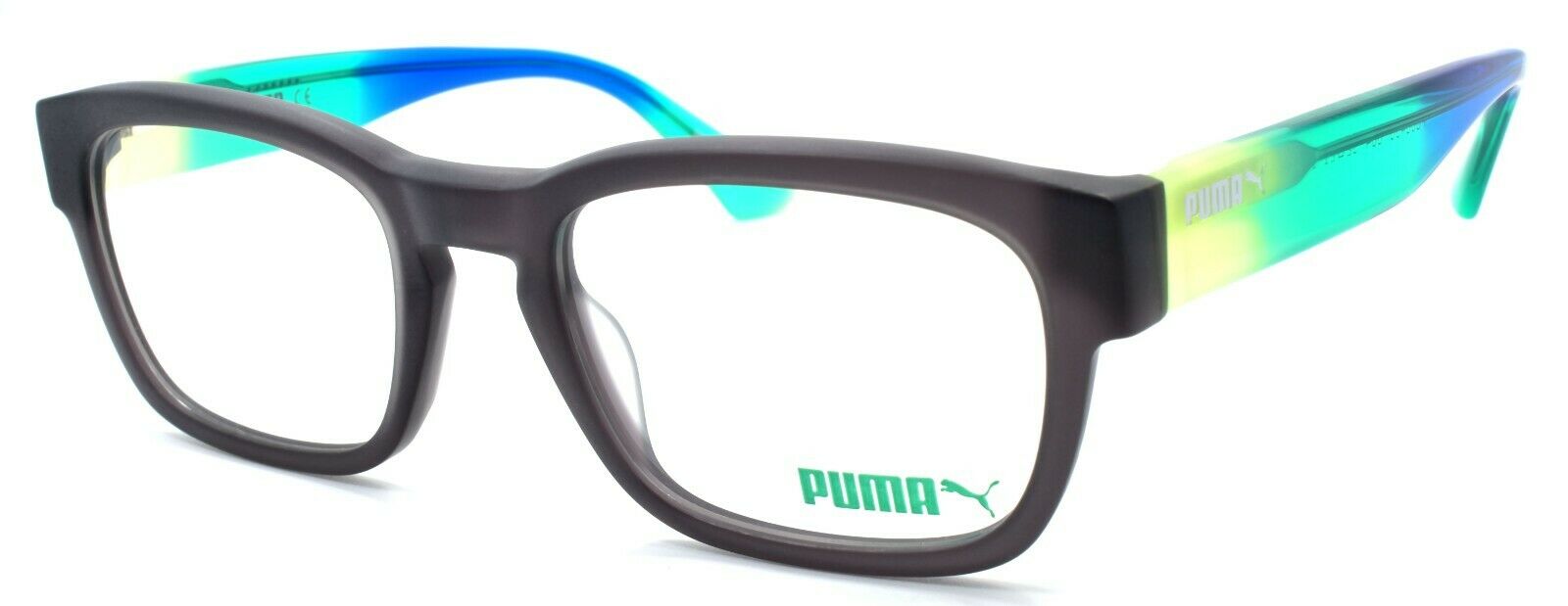 1-PUMA PU0045O 004 Men's Eyeglasses Frames 52-21-140 Matte Gray / Multicolor-889652015439-IKSpecs