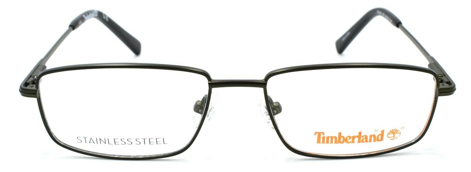 2-TIMBERLAND TB1607 097 Kids Eyeglasses Frames 48-15-135 Matte Dark Green-664689990405-IKSpecs