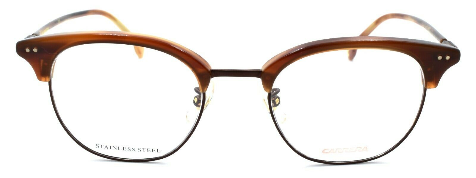 2-Carrera 161/V/F GMV Eyeglasses Frames 49-20-145 Brown Horn / Matte Brown-716736047782-IKSpecs