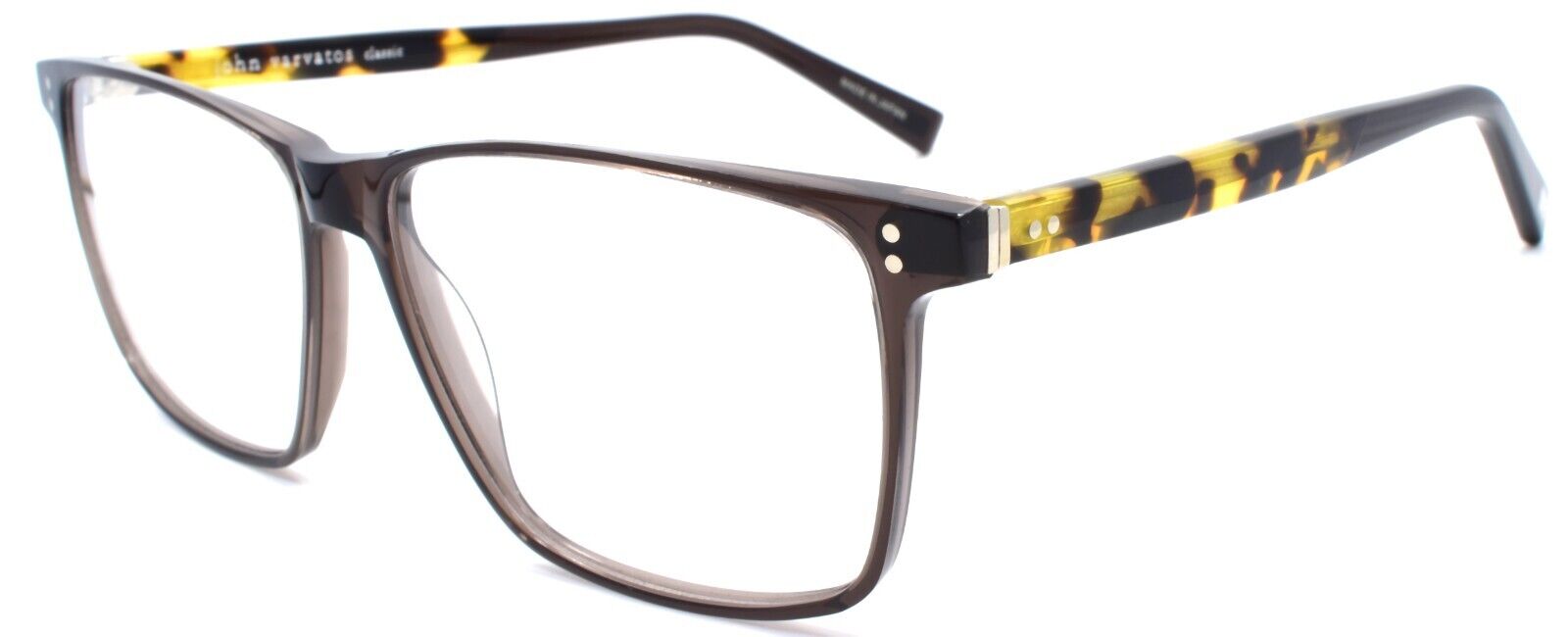 1-John Varvatos V380 Men's Eyeglasses Frames 57-14-145 Smoke Japan-751286324228-IKSpecs