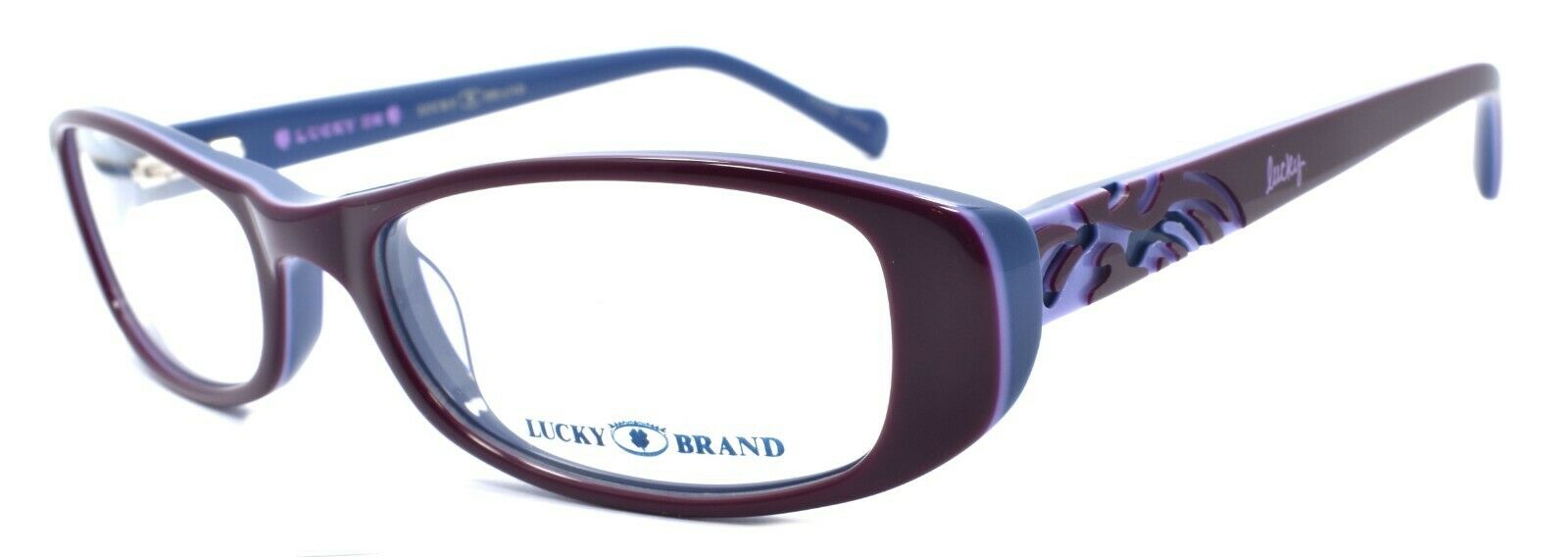 1-LUCKY BRAND Spark Plug Kids Girls Eyeglasses Frames 49-16-130 Purple + CASE-751286246193-IKSpecs