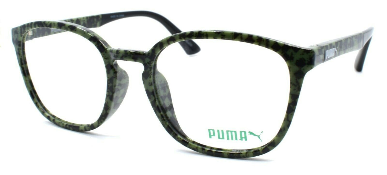PUMA PU0118OA 003 Unisex Eyeglasses Frames 51-19-145 Green