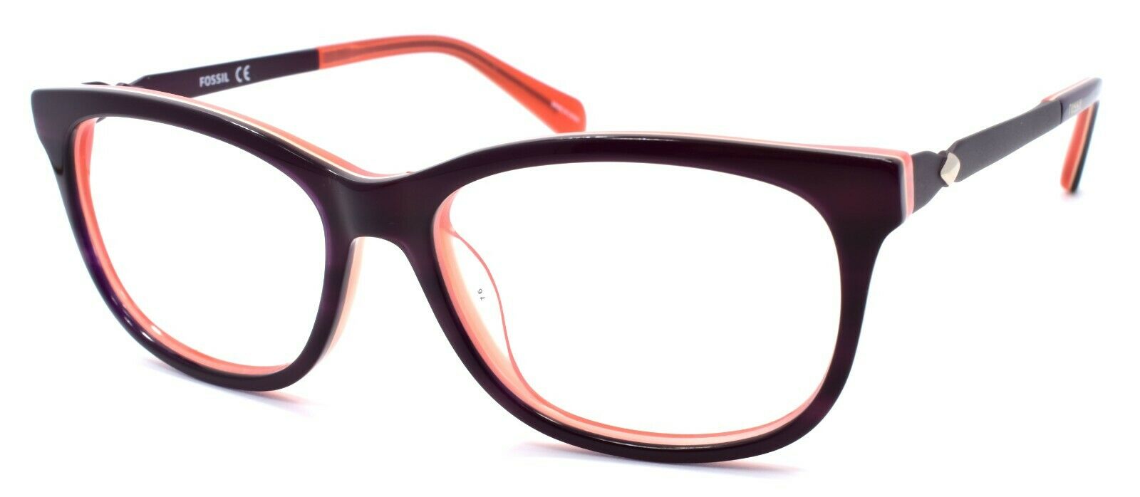 1-Fossil FOS 7025 7FF Women's Eyeglasses Frames 50-15-140 Purple Violet Red-716736029269-IKSpecs