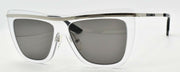 1-McQ Alexander McQueen MQ0007S 005 Women's Sunglasses Silver Crystal / Smoke-889652001463-IKSpecs