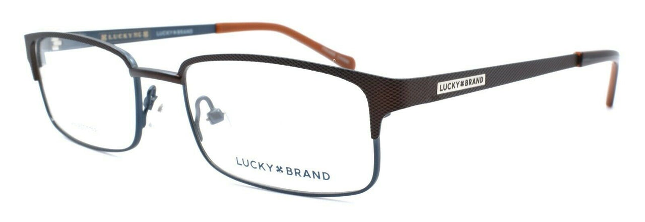 1-LUCKY BRAND D801 Kids Eyeglasses Frames 49-16-130 Brown + CASE-751286282412-IKSpecs