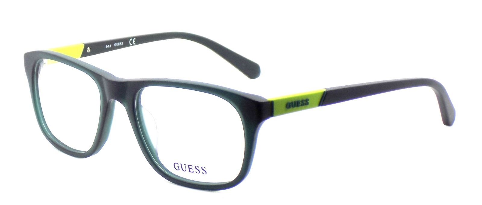 1-GUESS GU1866 097 Men's Eyeglasses Frames 53-18-145 Matte Dark Green + CASE-664689696246-IKSpecs