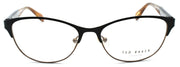 2-Ted Baker Denime 2210 001 Women's Eyeglasses Frames 52-15-135 Black / Brown-4894327056149-IKSpecs