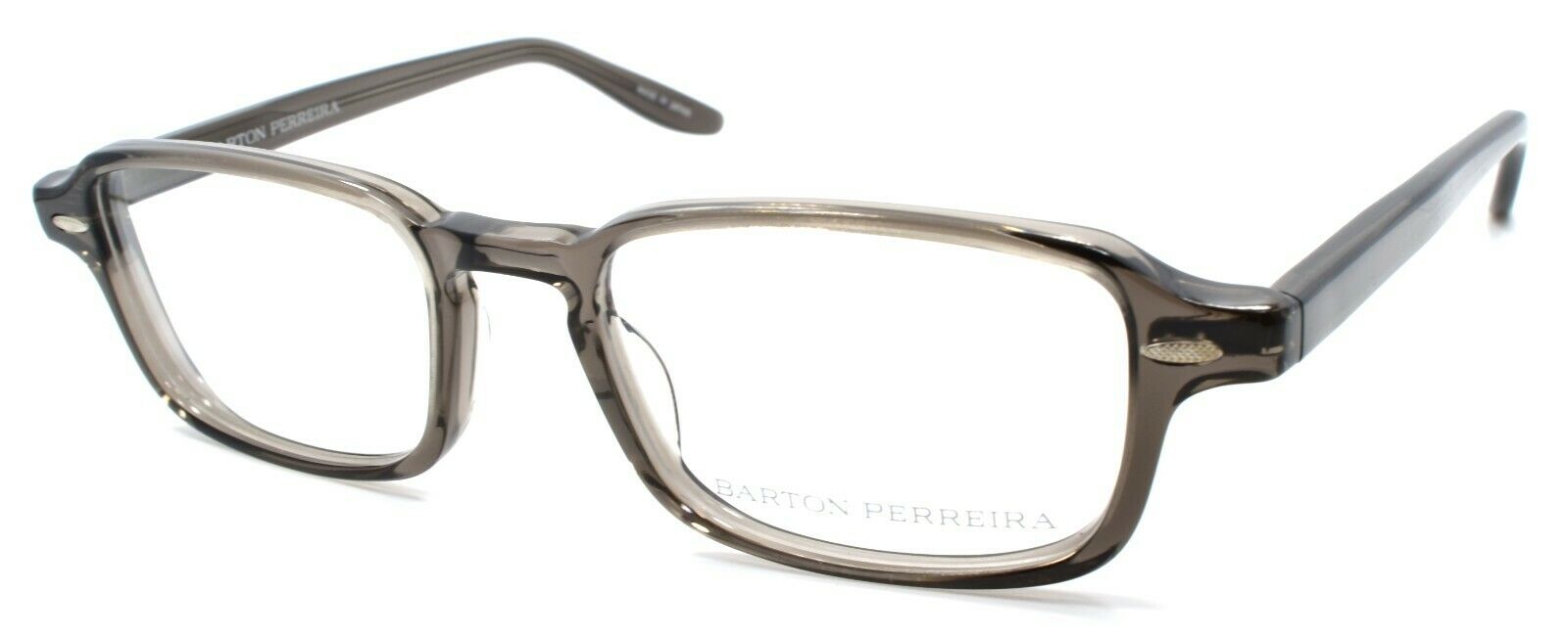 1-Barton Perreira Jeston DUS Unisex Eyeglasses Frames 50-19-145 Dusk Gray-IKSpecs