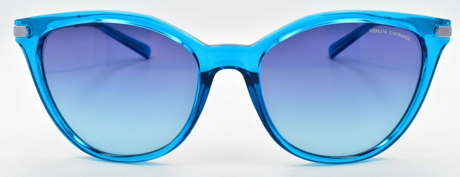 2-Armani Exchange AX4107S 82374S Women's Sunglasses Light Blue / Azure Gradient-8056597424264-IKSpecs