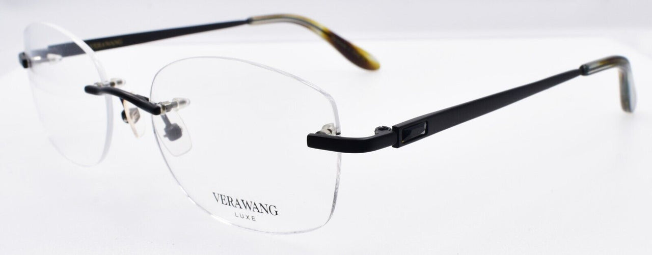 Vera Wang Brizo BK Women's Eyeglasses Rimless 52-18-135 Black w/ Crystals