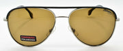 2-Carrera 209/S 84J Sunglasses Aviator 58-15-145 Palladium Black / Brown Polarized-716736195827-IKSpecs