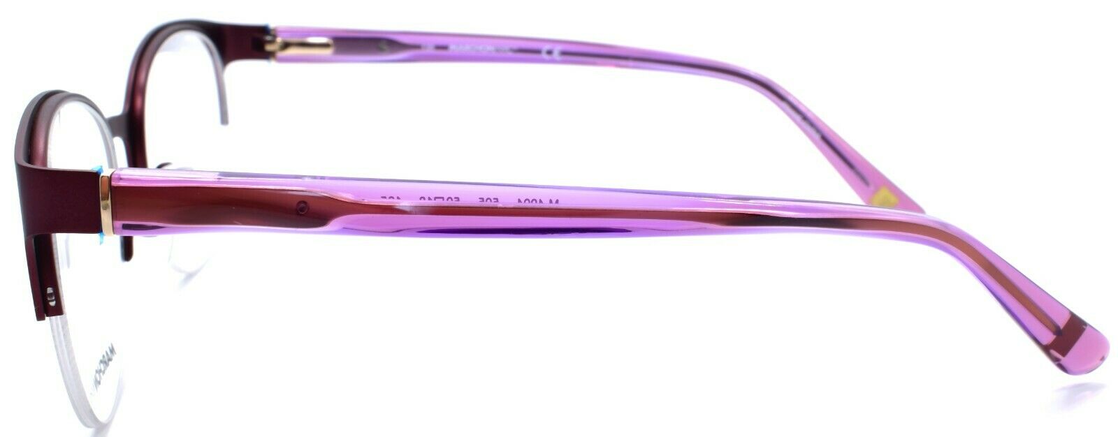 3-Marchon M4004 505 Women's Eyeglasses Frames Half-rim 50-18-135 Plum-886895430579-IKSpecs