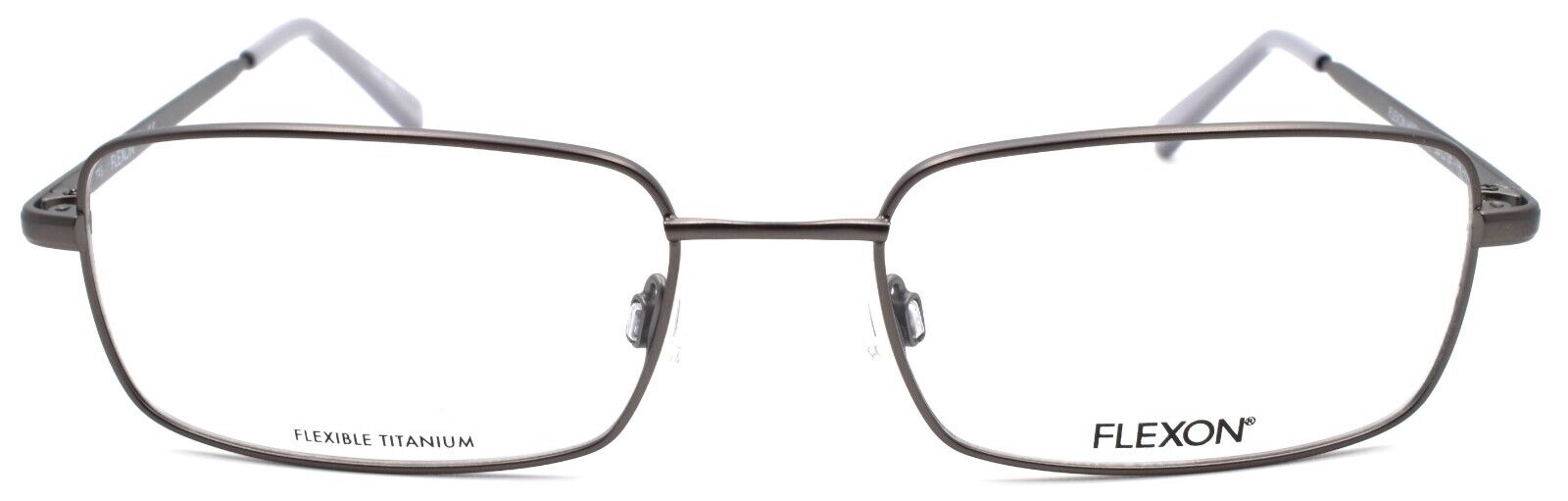 2-Flexon H6051 033 Men's Eyeglasses Frames 55-18-145 Gunmetal Flexible Titanium-886895485586-IKSpecs