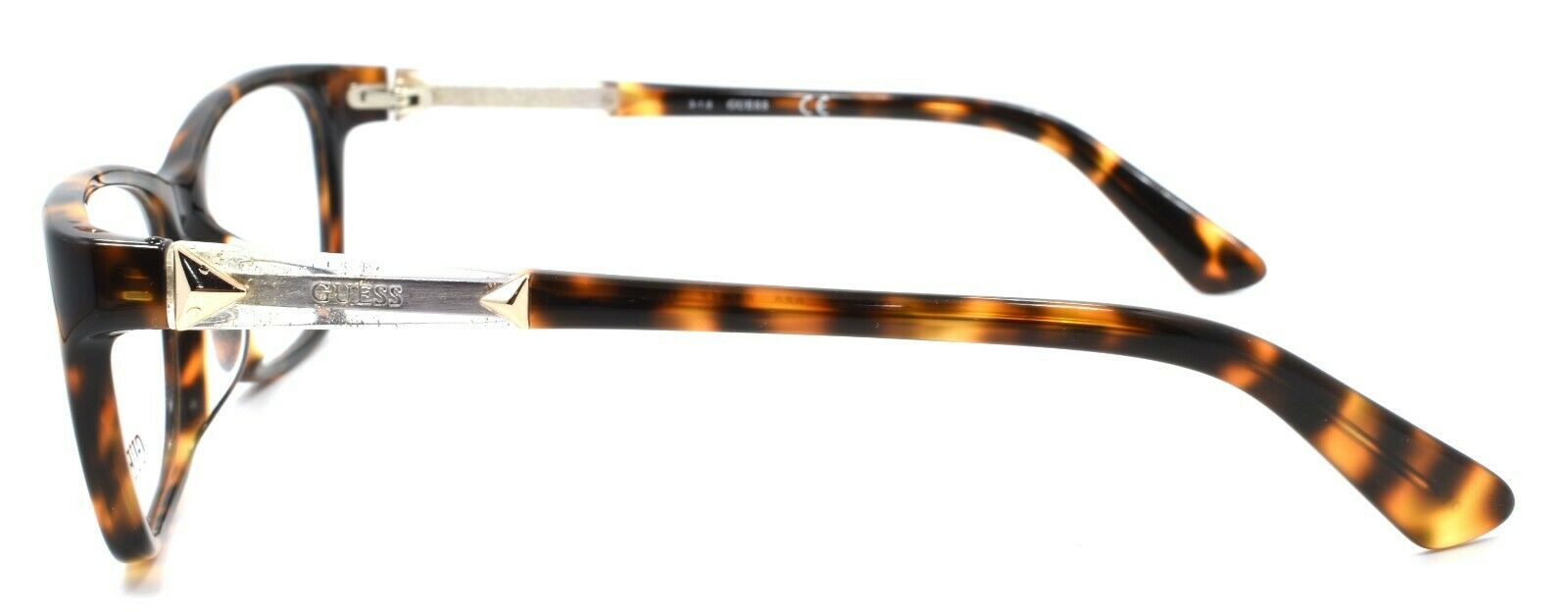 3-GUESS GU2561-F 052 Women's Eyeglasses Frames Asian Fit 53-15-135 Dark Havana-664689795703-IKSpecs