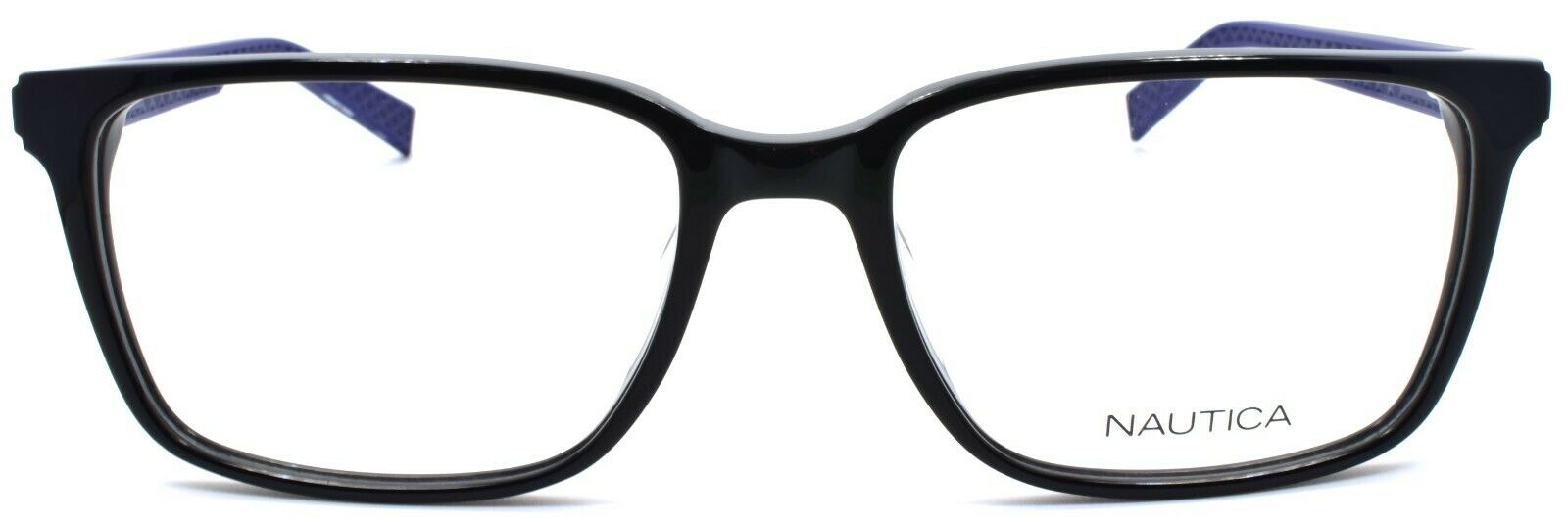 2-Nautica N8148 001 Men's Eyeglasses Frames 57-18-145 Black-688940462326-IKSpecs