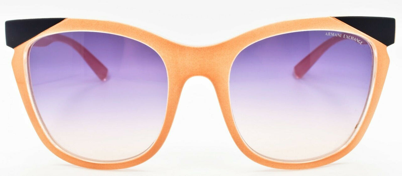 2-Armani Exchange AX4109SF 832919 Women's Sunglasses Pink on Crystal Blue Gradient-8056597426459-IKSpecs