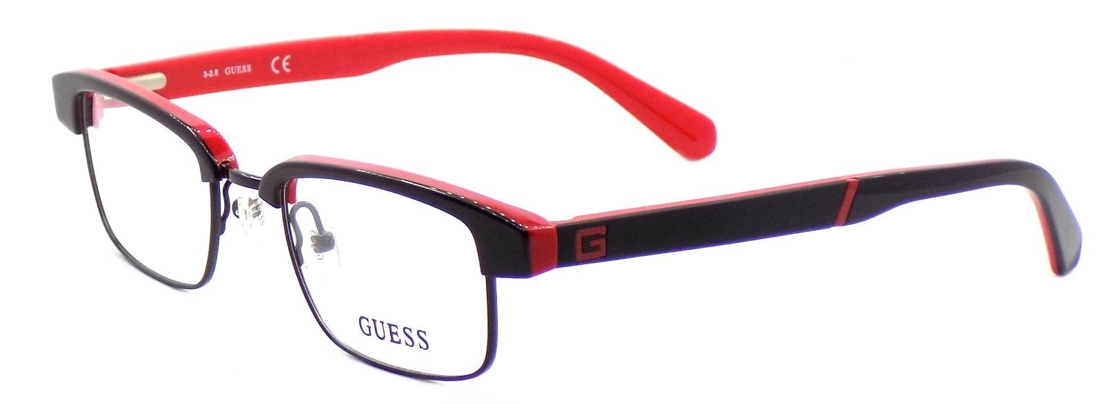 1-GUESS GU1905 005 Men's Eyeglasses Frames 48-20-140 Black / Red + Case-664689774241-IKSpecs