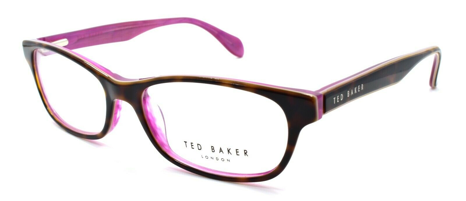 1-Ted Baker Kaya 9070 103 Women's Eyeglasses Frames 52-16-135 Tortoise / Purple-4894327044665-IKSpecs