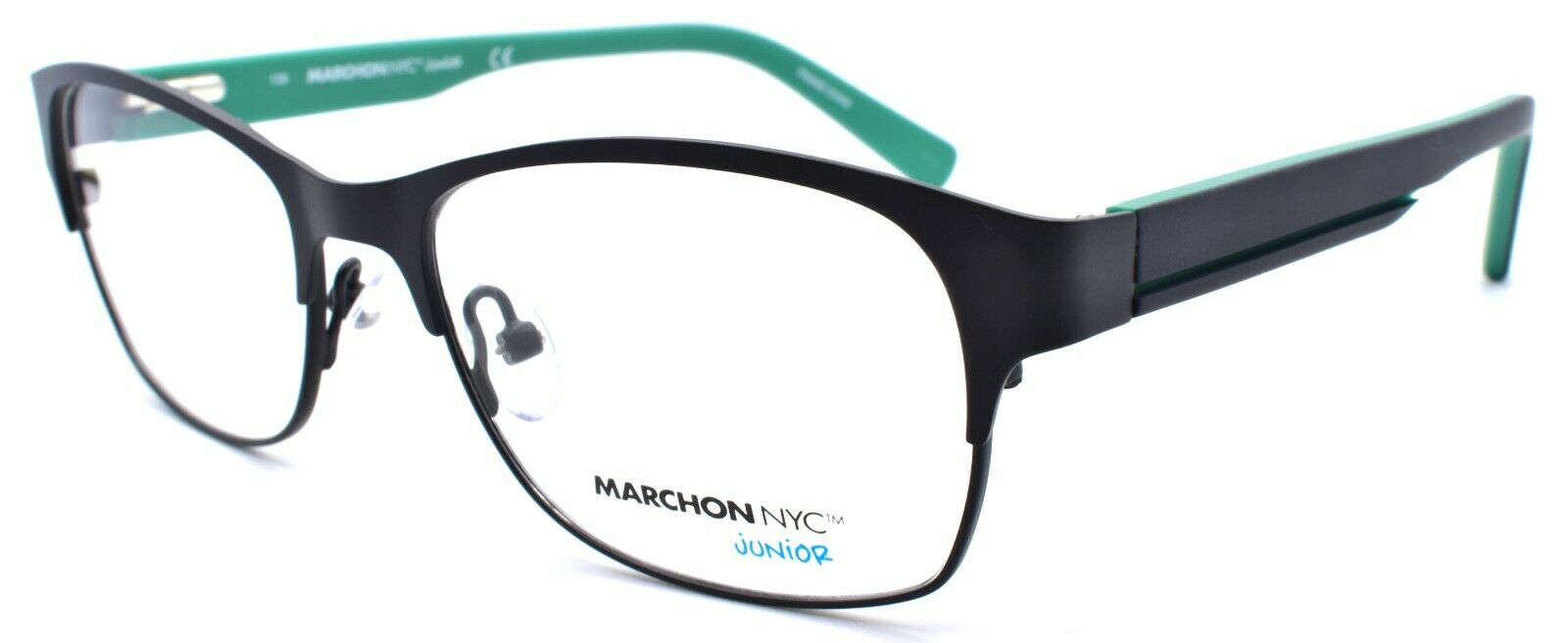 1-Marchon Junior M-6000 001 Kids Boys Eyeglasses Frames 50-16-135 Black-886895402521-IKSpecs