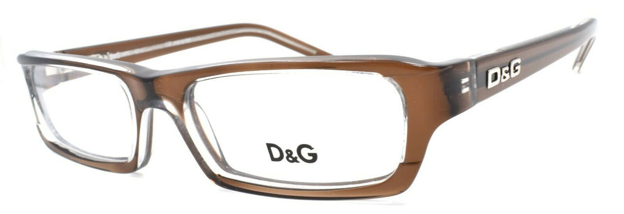 Dolce & Gabbana D&G 1144 758 Women's Eyeglasses Frames 50-16-135 Brown / Clear