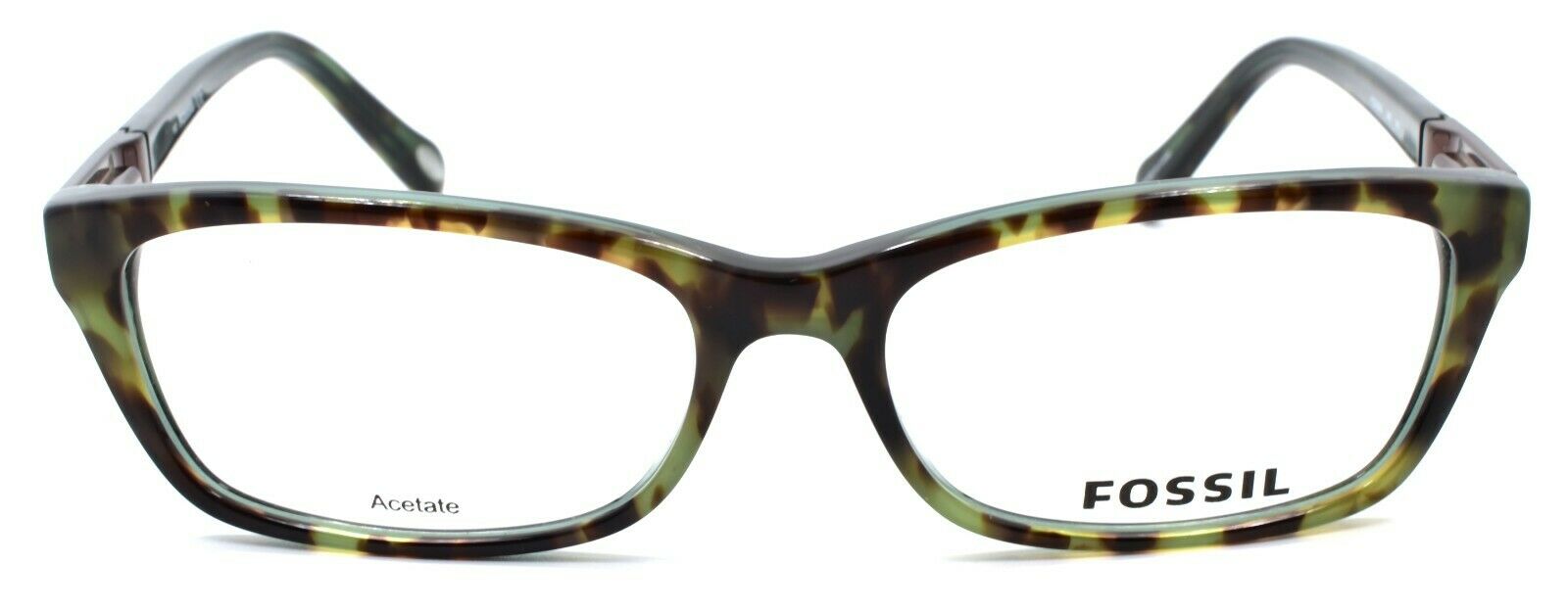 2-Fossil FOS 6049 JMV Women's Eyeglasses Frames 53-16-140 Havana Olive-716737697962-IKSpecs