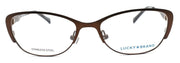 2-LUCKY BRAND D704 Kids Girls Eyeglasses Frames 47-15-130 Brown-751286282221-IKSpecs