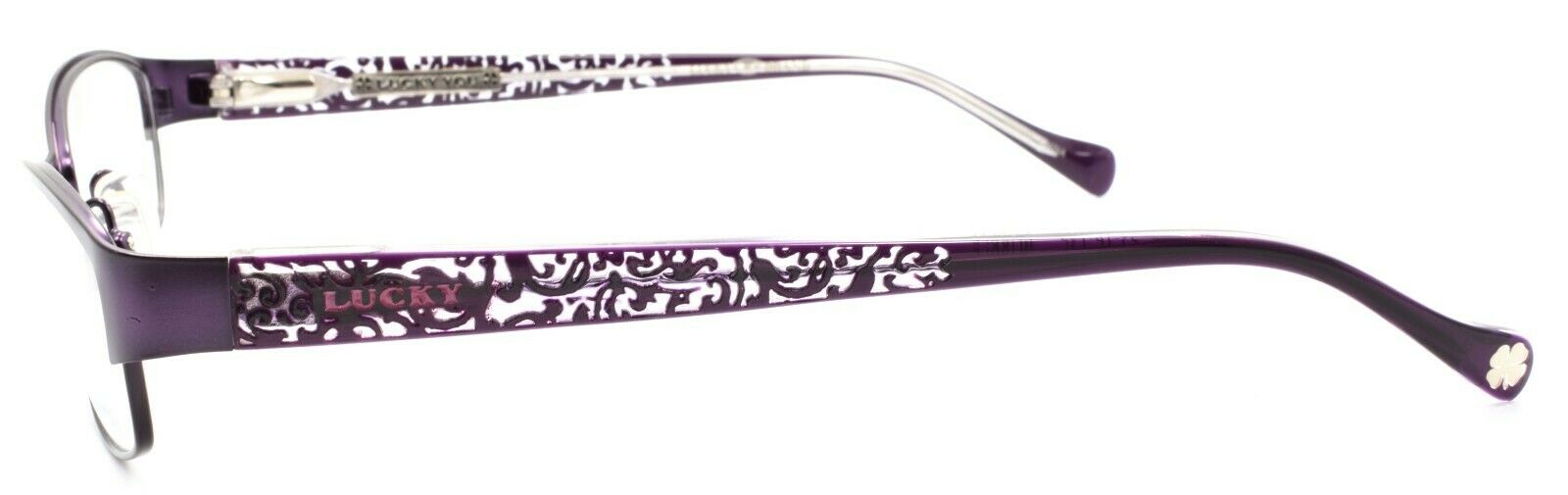 3-LUCKY BRAND Delilah Women's Eyeglasses Frames 52-16-135 Purple + CASE-751286205350-IKSpecs