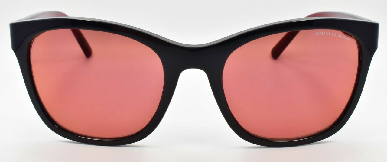 2-Armani Exchange AX4105S 8255D0 Women's Sunglasses Black / Mirror Violet-7895653201606-IKSpecs