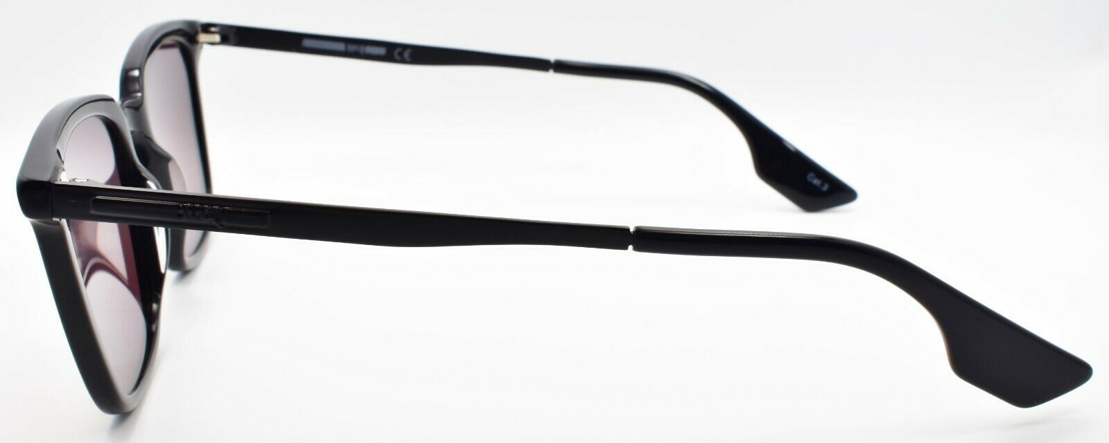 3-McQ Alexander McQueen MQ0070S 006 Unisex Sunglasses Black / Mirrored-889652064857-IKSpecs