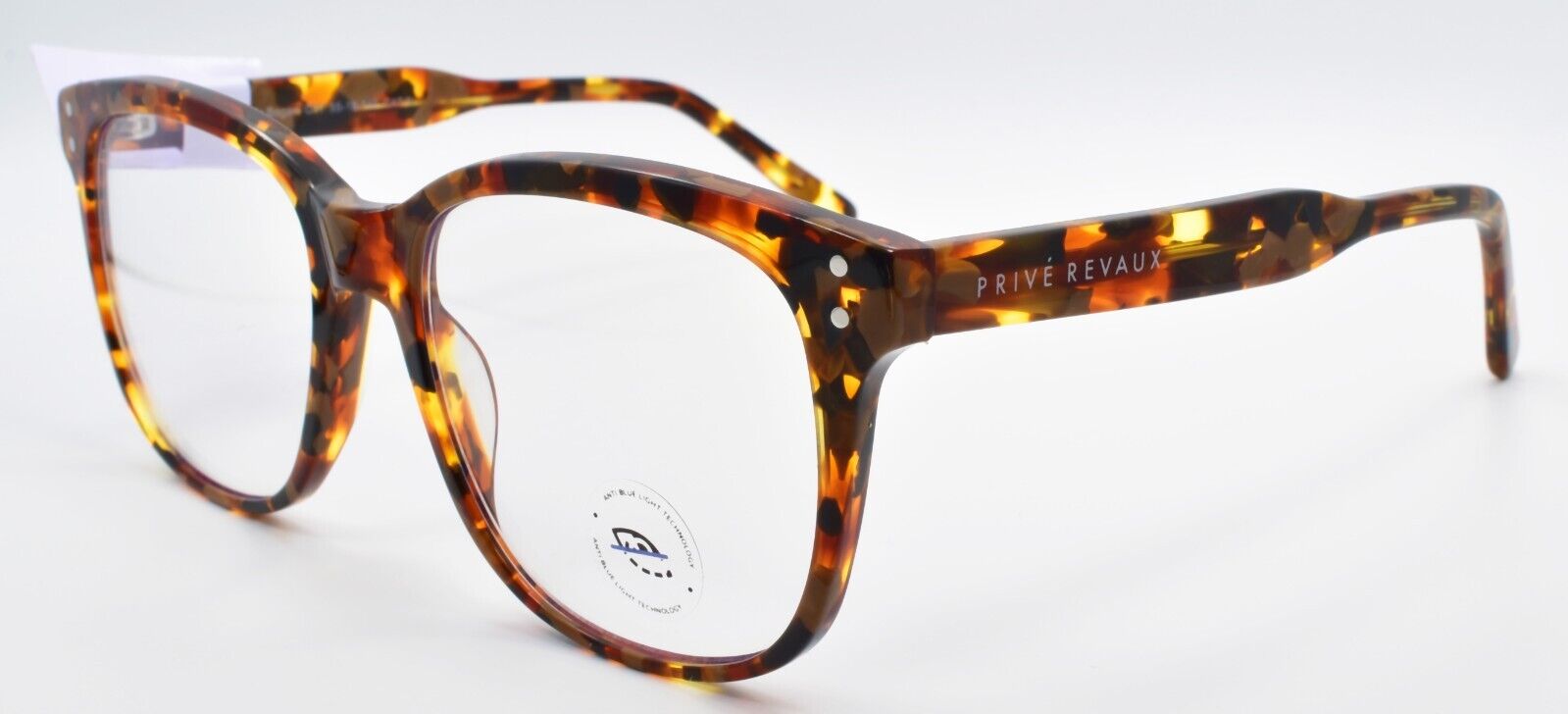1-Prive Revaux The Bogart Eyeglasses Frames Blue Light Blocking RX-ready Brown-810047319375-IKSpecs