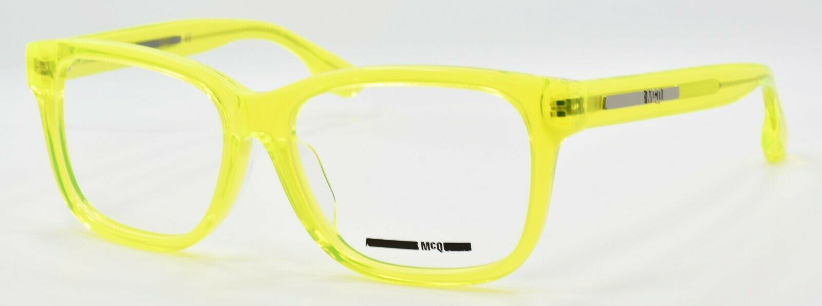 1-McQ Alexander McQueen MQ0032OA 005 Women's Glasses 53-15-145 Fluorescent Yellow-889652016856-IKSpecs