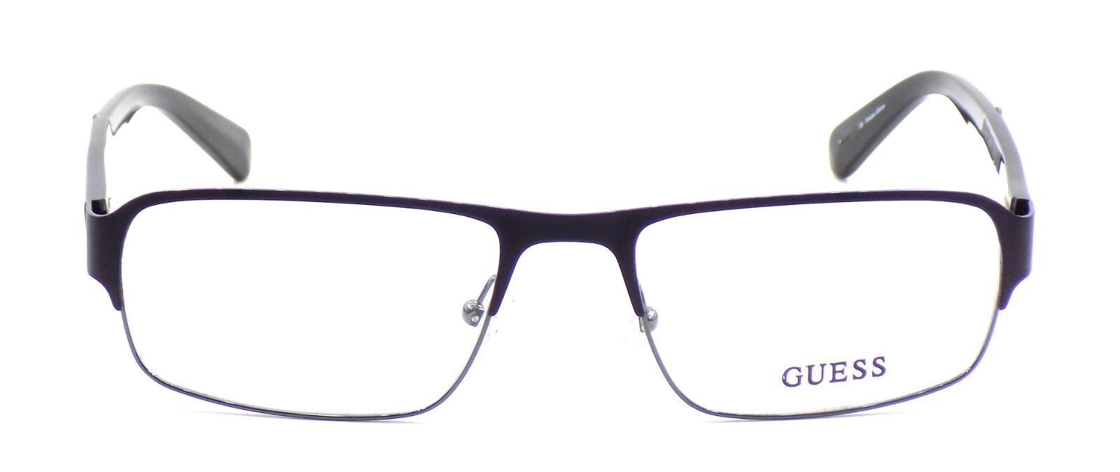 2-GUESS GU1836 BLK Unisex Eyeglasses Frames Metal 54-18-135 Satin Black + CASE-715583292932-IKSpecs